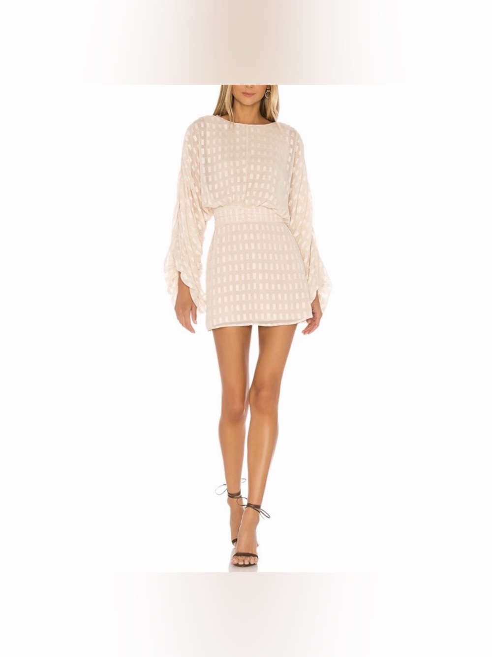 REVOLVE House of Harlow 1960 Nika Dress Champagne (Size Small)